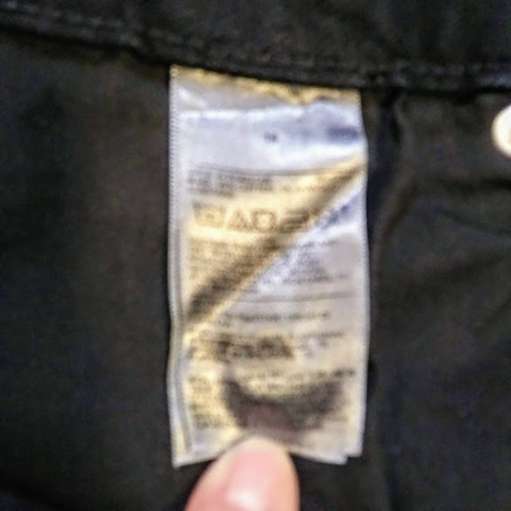 *OLD NAVY CURVY*O.G. STRAIGHT JEANS*DISTRESSED *WOMEN 14W*BUTTON FLY*NWT* - Picture 10 of 11